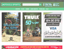 Tablet Screenshot of motociclosports.com.uy
